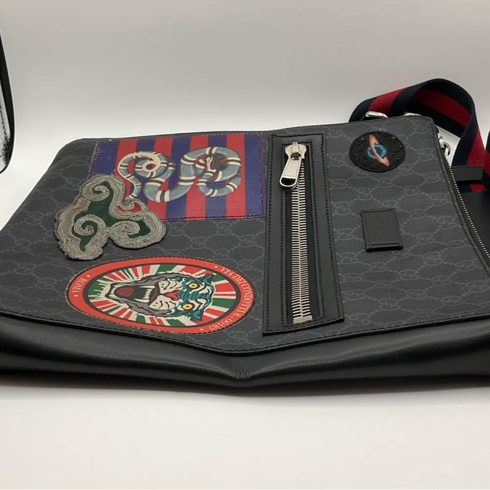 Gucci GG Night Supreme Courrier Flat Messenger Bag - Picture 10 of 15